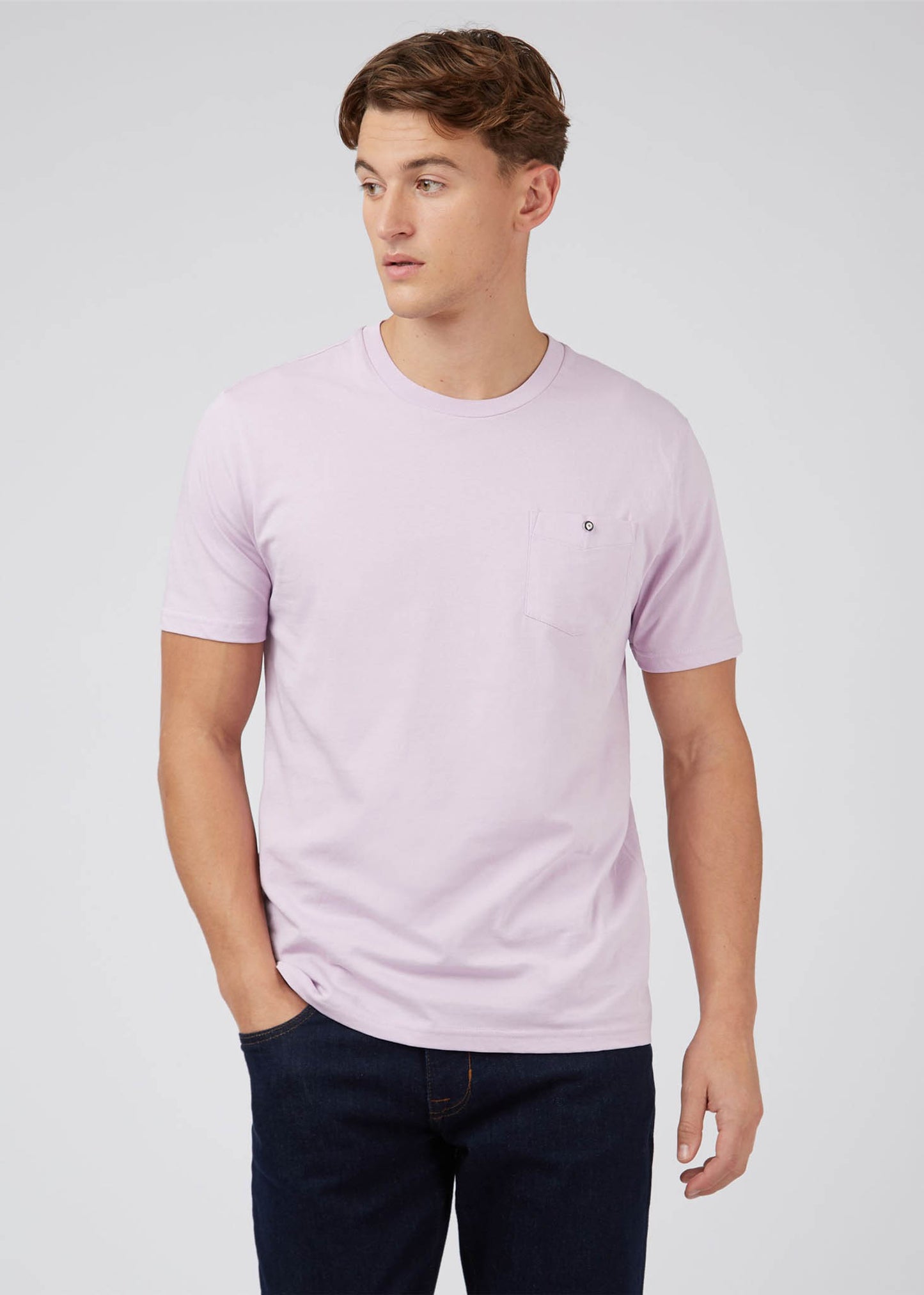 Ben Sherman T-shirts Signature pocket tee - lilac