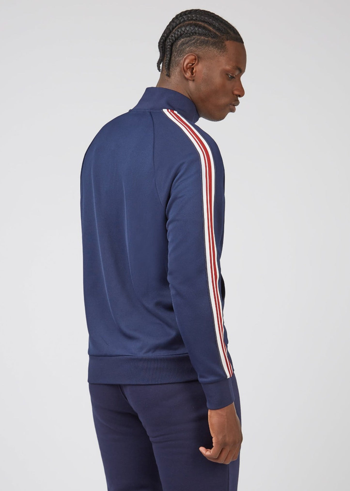 Ben Sherman Vesten House taped track top - marine