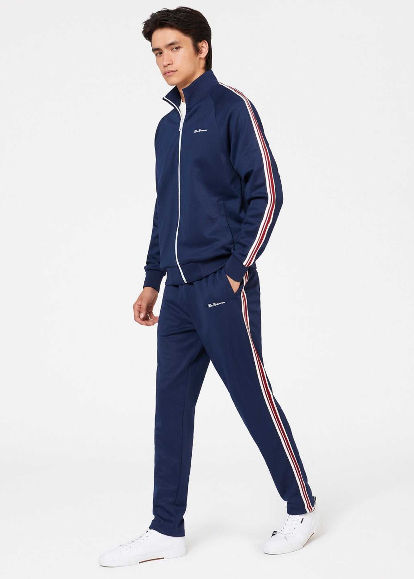 Ben Sherman Broeken House taped track pant - marine