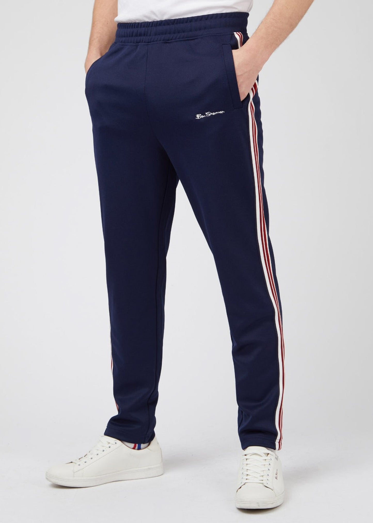 Ben Sherman Broeken House taped track pant - marine