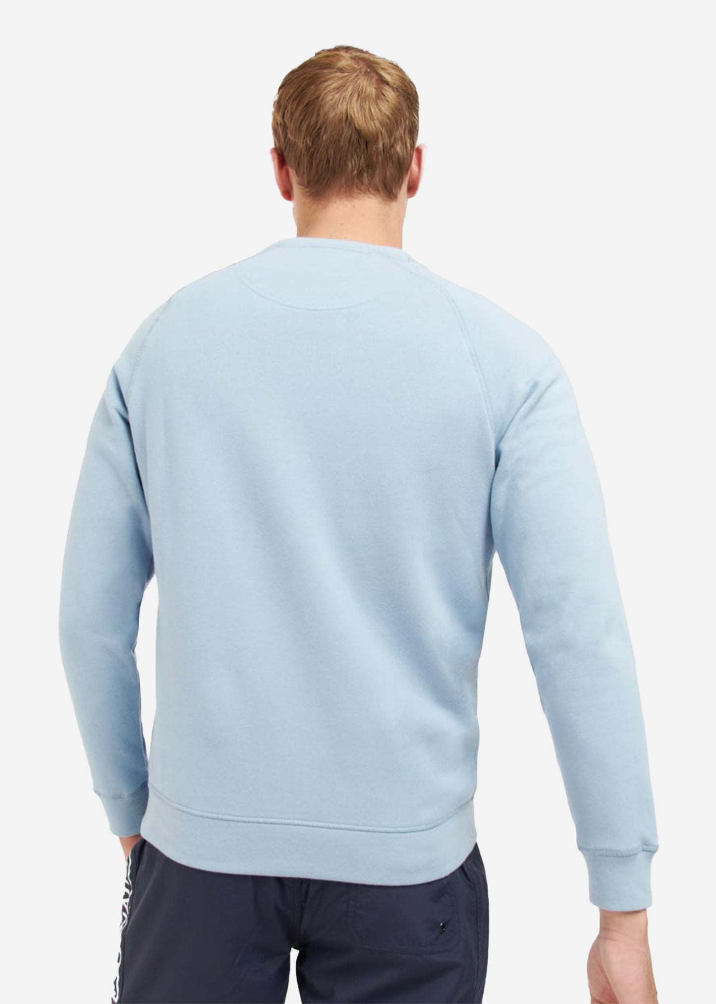 Barbour International Truien Essential crew neck sweat - powder blue