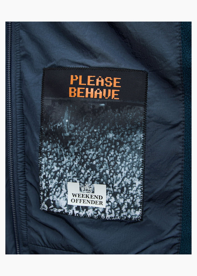 Weekend Offender Jassen Technician fleece jacket - lagoon