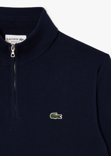 Lacoste Truien A Zip sweater - navy blue