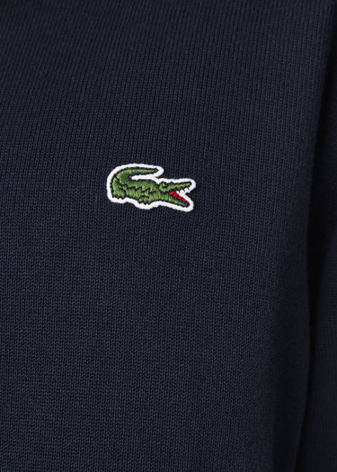 Lacoste Truien A Zip sweater - navy blue