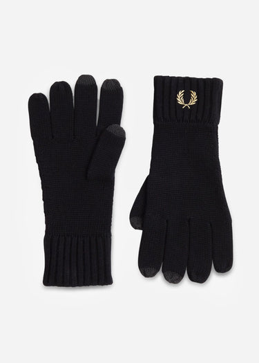 Fred Perry Handschoenen Laurel wreath gloves - black