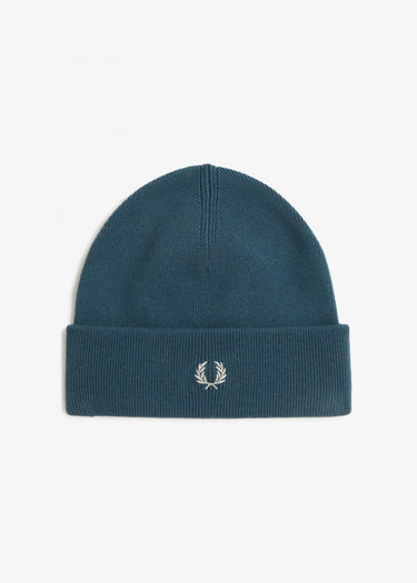 Fred Perry Mutsen Classic beanie - petrol light oyster