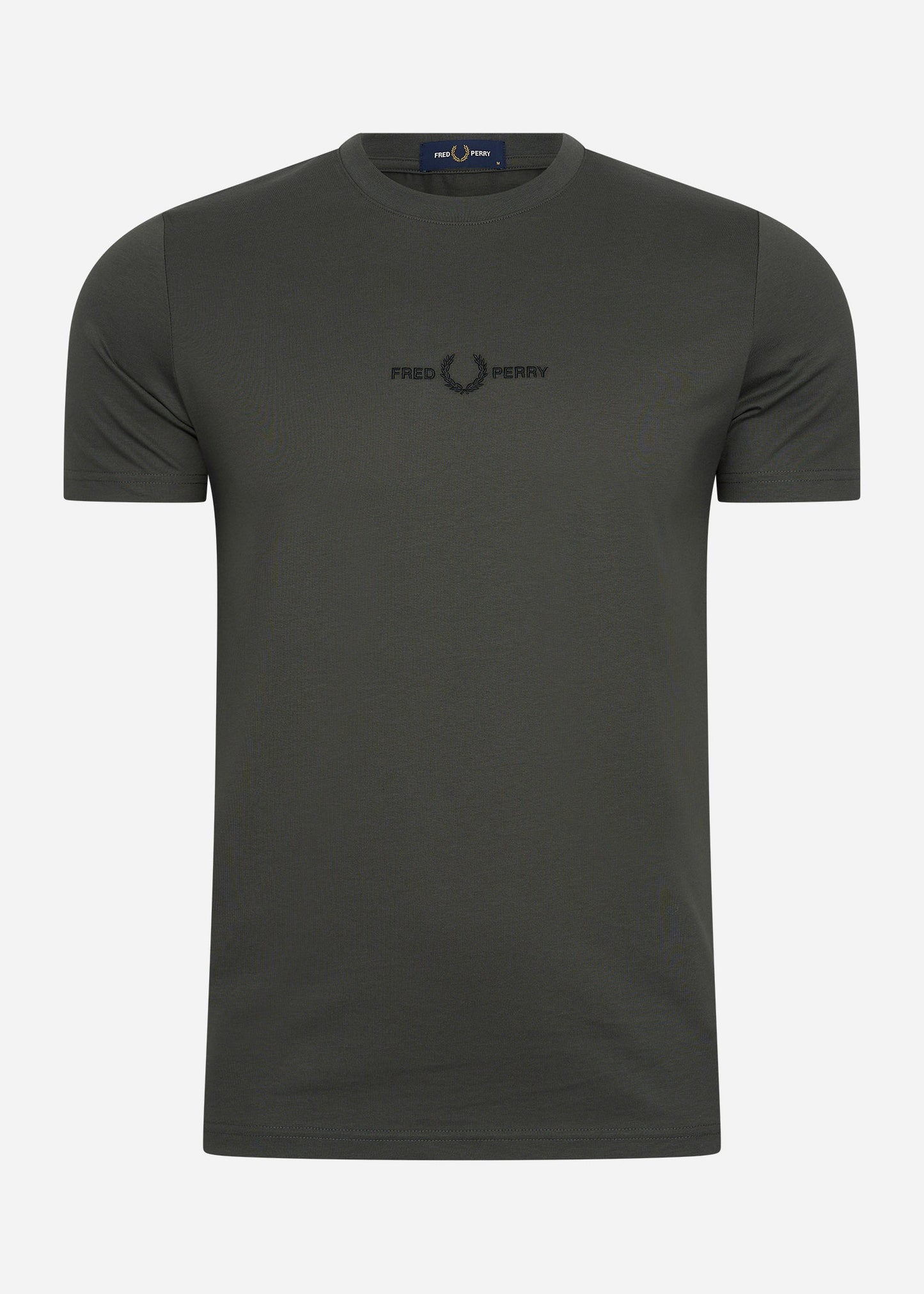 Fred Perry T-shirts Embroidered t-shirt - field green