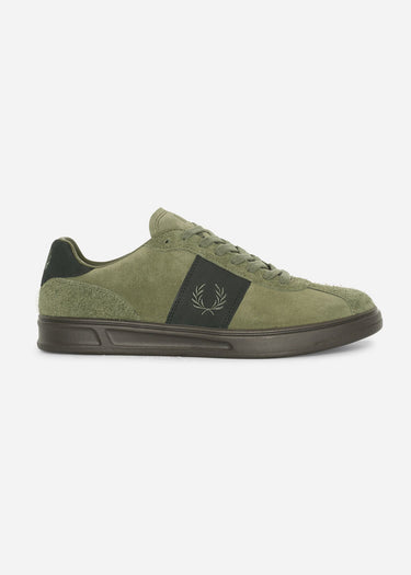 Fred Perry Schoenen Suede - laurel wreath green limestone