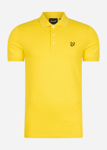 Lyle & Scott Polo's Plain polo shirt - yellow scorch