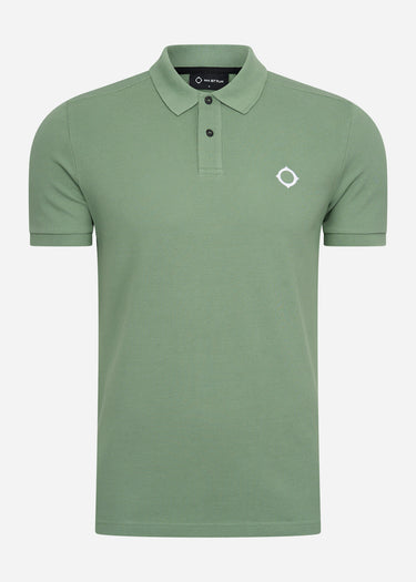 MA.Strum Polo's SS pique polo - loden frost