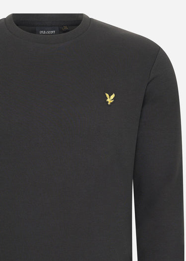Lyle & Scott Truien Interlock crew neck sweatshirt - jet black