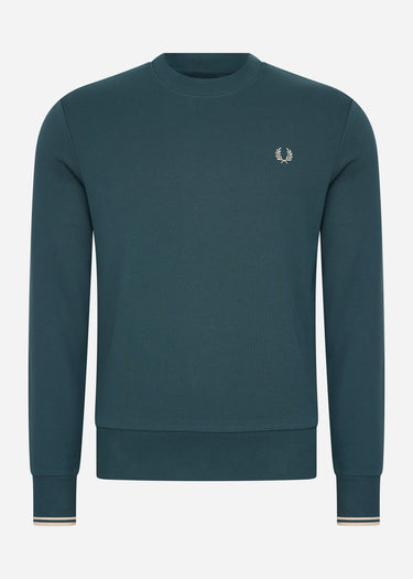Fred Perry Truien Crew neck sweatshirt - petrol blue