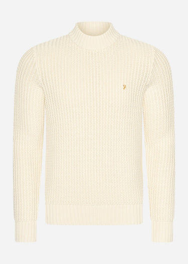 Farah Truien Sweater burlington fisherman - cream