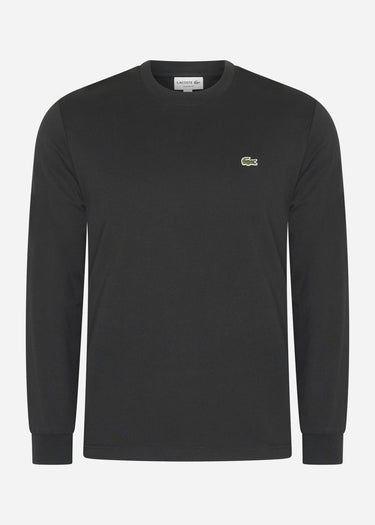 Lacoste T-shirts Longsleeve - black