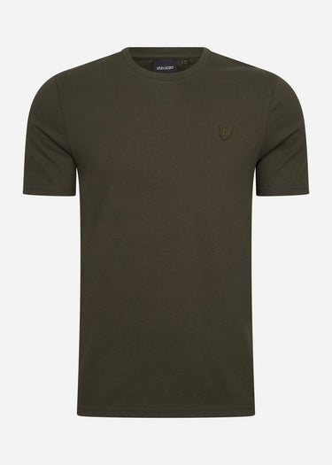 Lyle & Scott T-shirts Tonal eagle t-shirt - olive