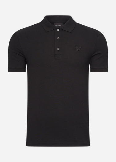 Lyle & Scott Polo's Tonal eagle polo shirt - jet black