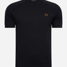 Fred Perry T-shirts Chequerboard t-shirt - black