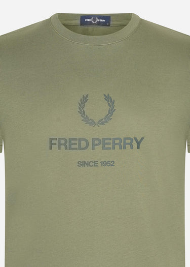 Fred Perry T-shirts  Fred perry graphic t-shirt - laurel wreath green