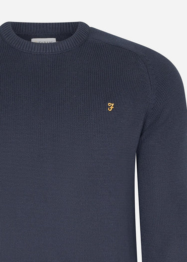 Farah Truien  Sweater kingsbury crew sweat - true navy