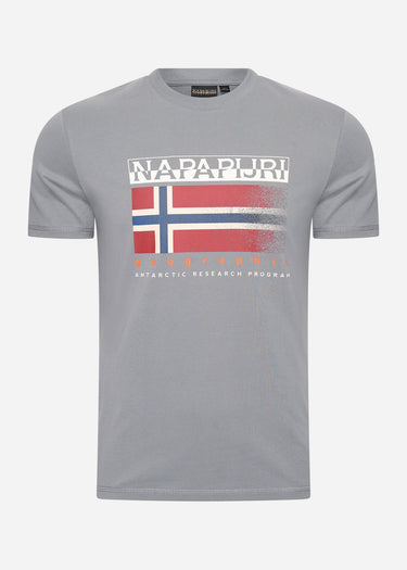 Napapijri T-shirts  Kreis t-shirt - grey owl