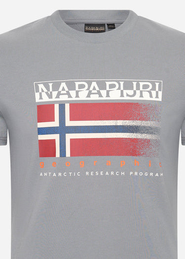 Napapijri T-shirts  Kreis t-shirt - grey owl