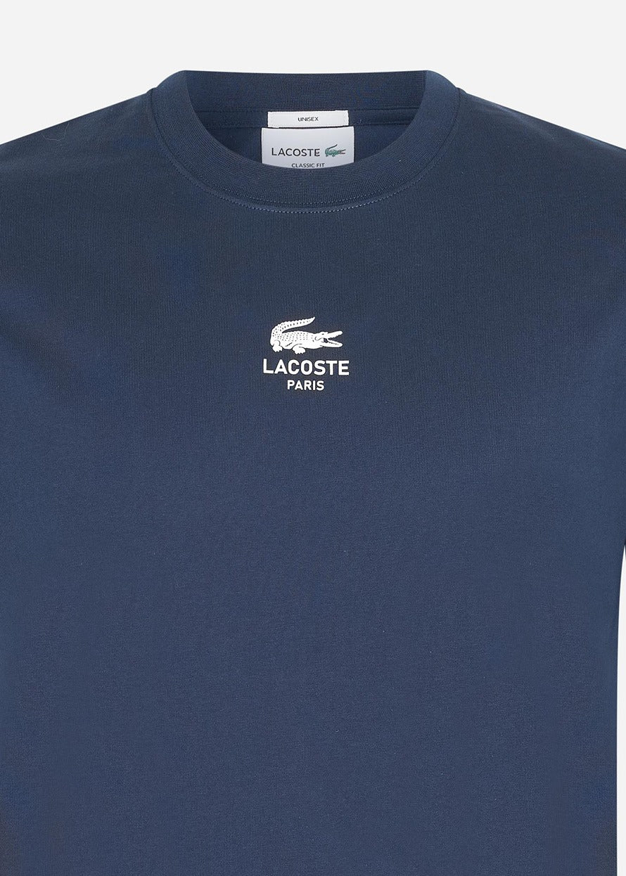 Lacoste T-shirts Tee shirt- navy blue