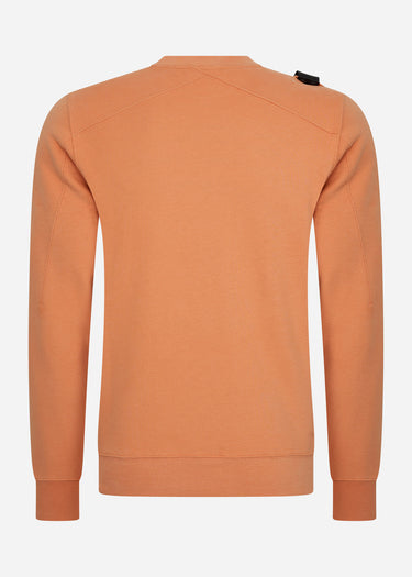 MA.Strum Truien Core crew sweat - coral gold