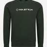 MA.Strum Truien Chest print crew sweat - oil slick