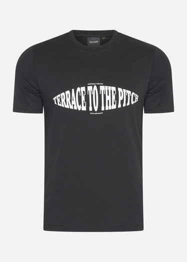 Lyle & Scott T-shirts Terrace graphic - jet black