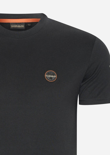 Napapijri T-shirts Badge t-shirt - black