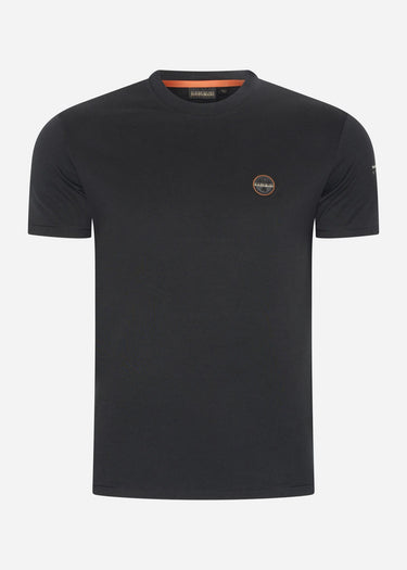 Napapijri T-shirts  Badge t-shirt - black
