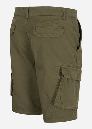 Lyle & Scott Korte Broeken Wembley cargo short - olive