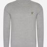 Lyle & Scott Truien Cotton merino turtleneck jumper - mid grey marl