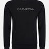 MA.Strum Truien Chest print crew sweat - jet black