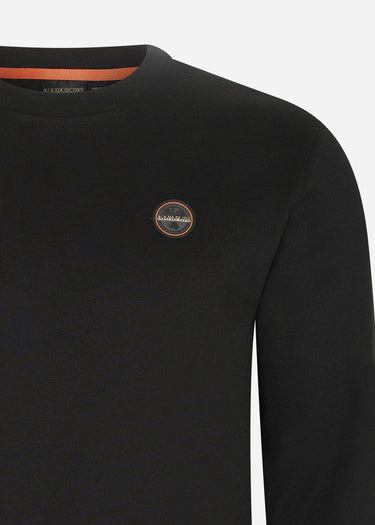 Napapijri Truien  Badge crewneck sweater  - black