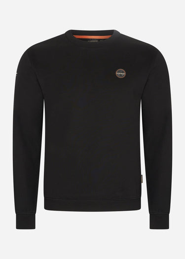 Napapijri Truien  Badge crewneck sweater  - black