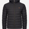 Fred Perry Jassen Hooded insulated jacket - black