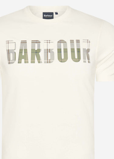 Barbour T-shirts Thurford tee - whisper white