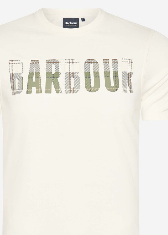 Barbour T-shirts Thurford tee - whisper white