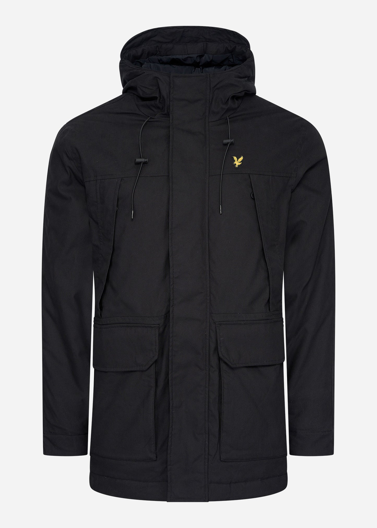 Lyle & Scott Jassen Microfleece parka 2.0 - jet black