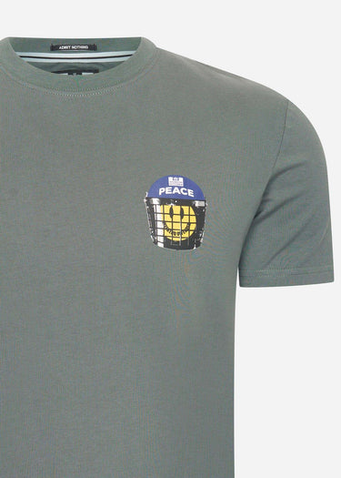 Weekend Offender T-shirts Metropolitan peace - zinc
