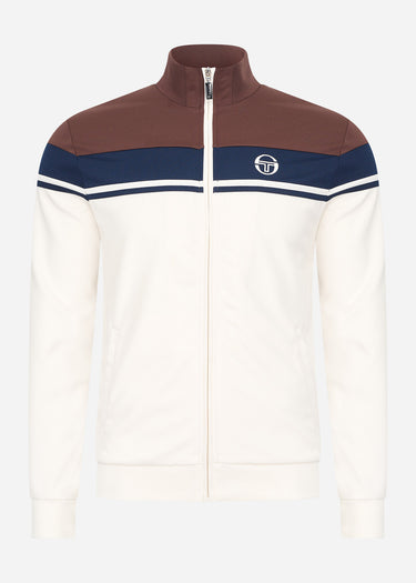 Sergio Tacchini Vesten  Damarindo track top - gardenia deep mahogany