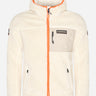Napapijri Jassen Yupik full zip hoodie - whitecap gray