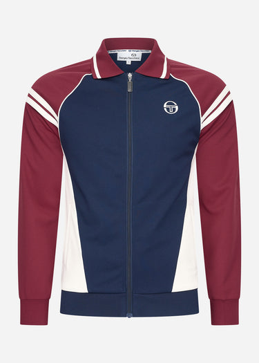 Sergio Tacchini Vesten New ascot track top - maritime blue tibetan red