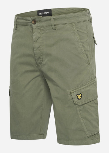 Lyle & Scott Korte Broeken Bestseller Wembley cargo short - sage green