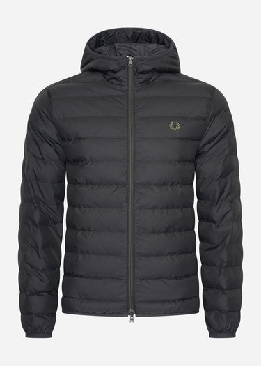 Fred Perry Jassen Hooded insulated jacket - black
