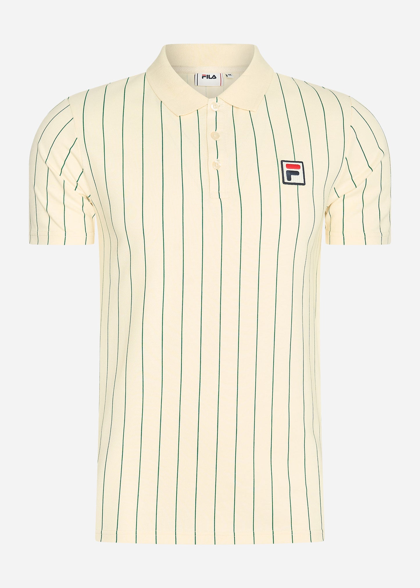 Fila Polo's Luckenwalde polo shirt - antique white aventurine striped