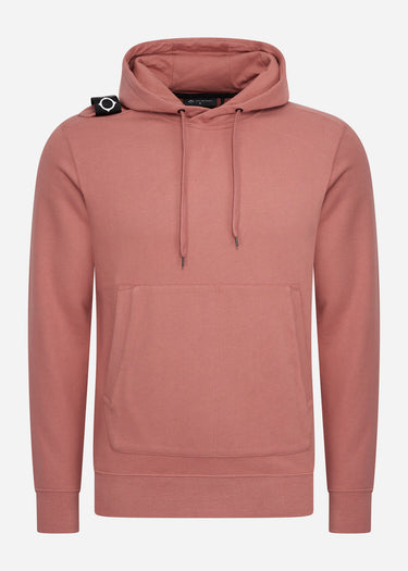 MA.Strum Hoodies Core overhead hoody - brick dust