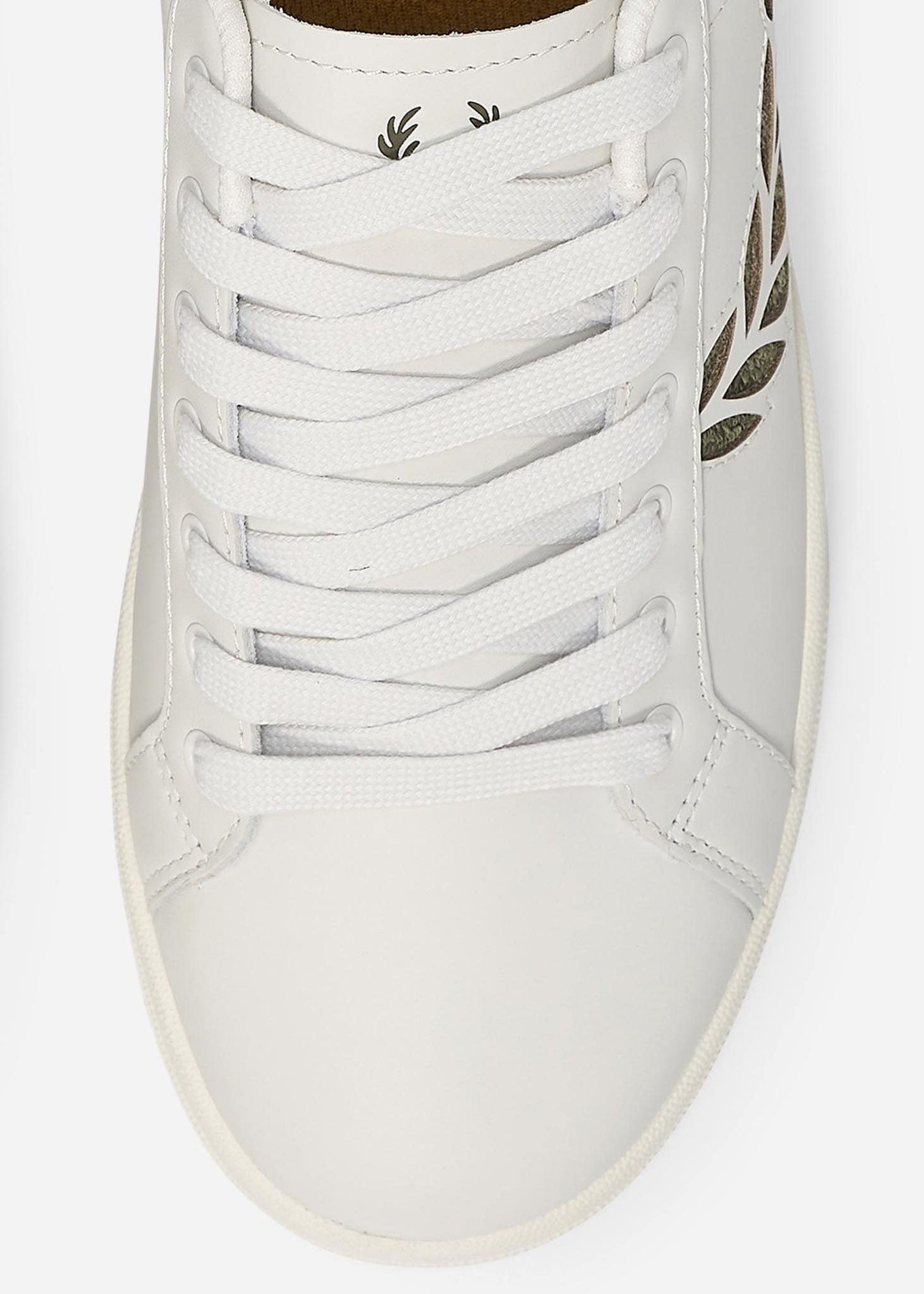 Fred Perry Schoenen B721 leather branded - prcln unifrm grn