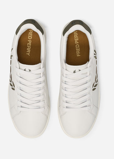 Fred Perry Schoenen B721 leather branded - prcln unifrm grn